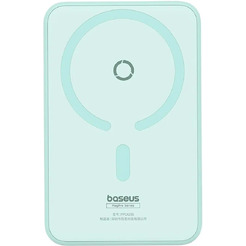 Внешний аккумулятор Baseus MagPro Magnetic Bracket Wireless Fast-Charging Power Bank 20W 5000mAh (мятный)