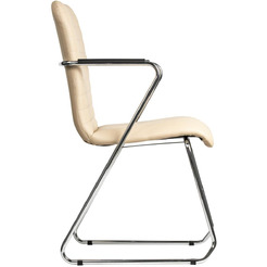 Стул Brabix Visit CF-101 (хром/экокожа бежевый)