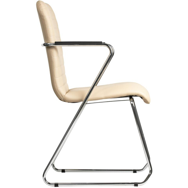 Стул Brabix Visit CF-101 (хром/экокожа бежевый)