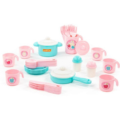 Набор игрушечной посуды Полесье Настенька 79961 (на 6 персон)