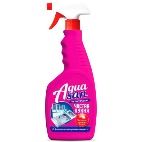 Средство для чистки кухонных поверхностей AQUASАN Чистая кухня 500 мл