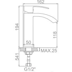 Смеситель Ledeme L1055-15