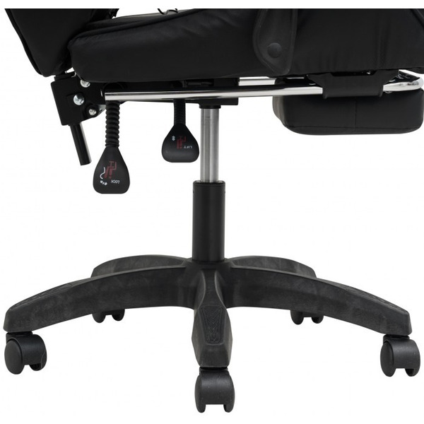 Игровое кресло Calviano 1583 (черное, вибромассажное)