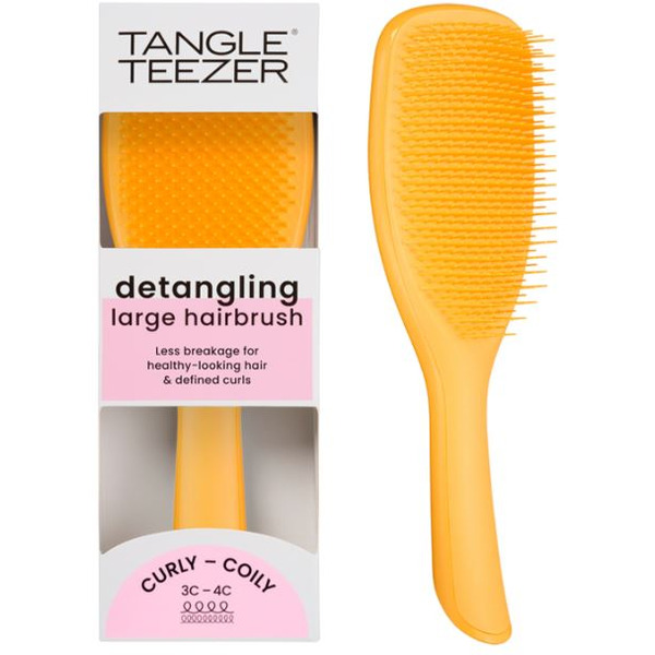 Расческа Tangle Teezer The Large Ultimate Detangler Naturally Curly Daffodil Yellow 2371
