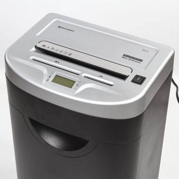 Шредер BRAUBERG S22-S 531773