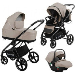 Универсальная коляска Bubago Niveta BG 192-3 (3 в 1, мокко)