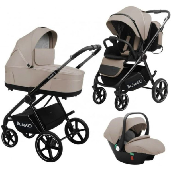 Универсальная коляска Bubago Niveta BG 192-3 (3 в 1, мокко)