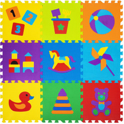 Коврик-пазл напольный ЮНЛАНДИЯ Игрушки 646668