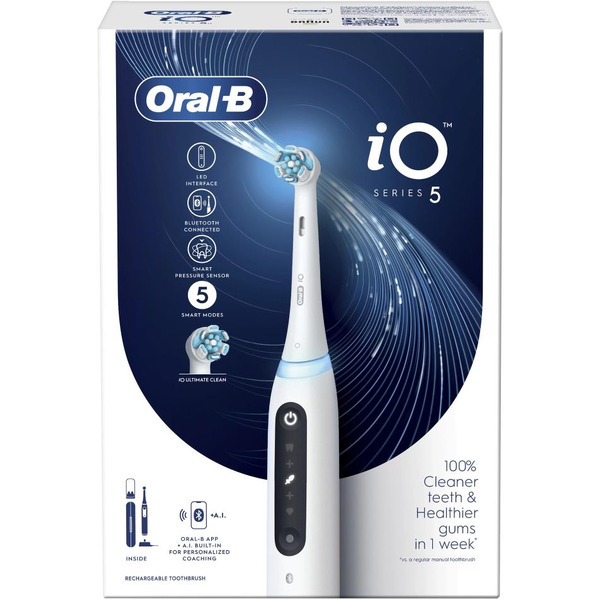 Электрическая зубная щетка Oral-B iO 5 iOG5.1A6.1WT (белый)