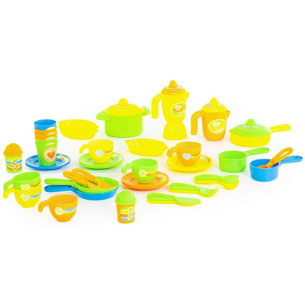 Набор игрушечной посуды Полесье 67906 (50 элементов)