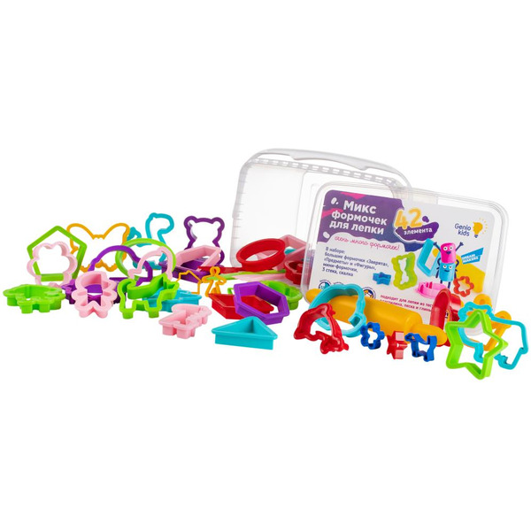 Набор для лепки Genio Kids Микс формочек для лепки LEP09