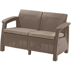 Скамья Keter Corfu Love Seat капучино 258974 (капучино)