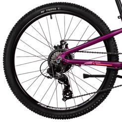 Велосипед Novatrack Novara 6.D 2025 24AHD.NOVARA.10VL5 (фиолетовый)