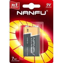 Батарейка Nanfu 9V (1шт.)