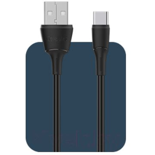 Кабель Celebrat FLY-2 Type-C (1 м, черный)