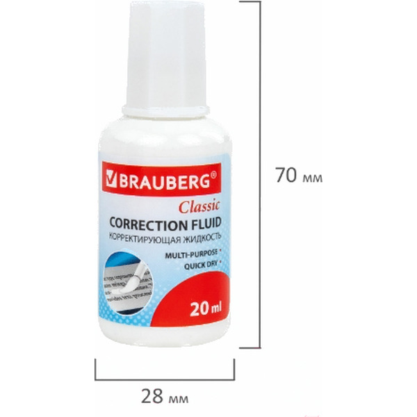 Корректирующая жидкость BRAUBERG 271919