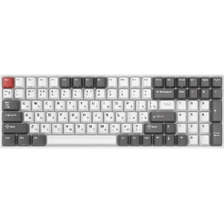 Клавиатура Royal Kludge RK100 Grey/Red/White (Brown switch)
