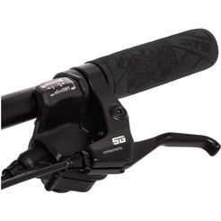 Велосипед Foxx Atlantic 27.5 р.16 2024 27AHD.ATLANTIC.16G (черный/зеленый)