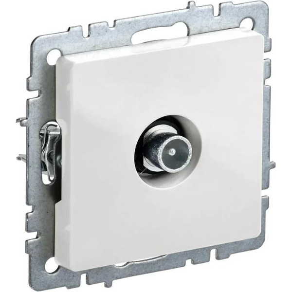 Розетка телевизионная IEK Brite РТВ10-0-БрБ