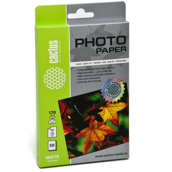 Фотобумага CACTUS CS-MA617050
