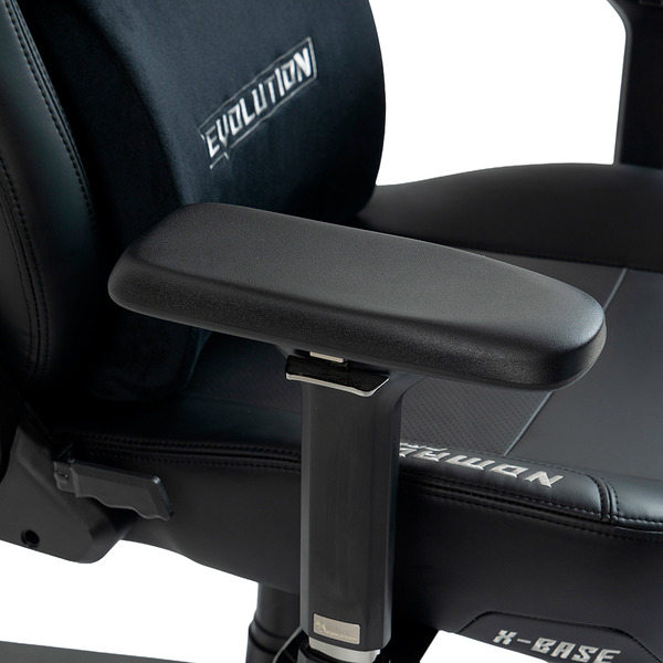 Кресло компьютерное EVOLUTION NOMAD PRO X-BASE Black-Silver