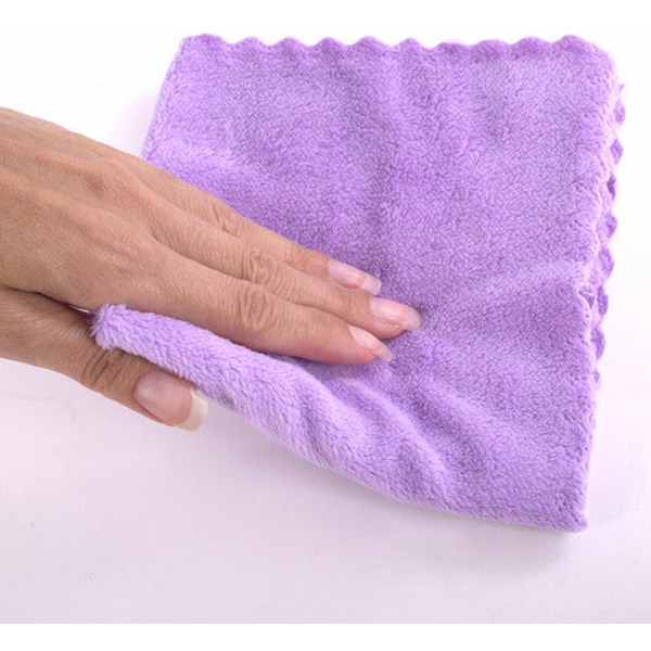 Салфетки для уборки LAIMA 608444 (из плюшевой микрофибры 30х30см, 20шт)