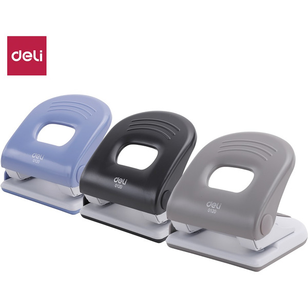 Дырокол PRO DELI E0120LBLUE