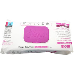 Влажные салфетки для уборки SLEEPY Lilium Bouquet, 100 шт