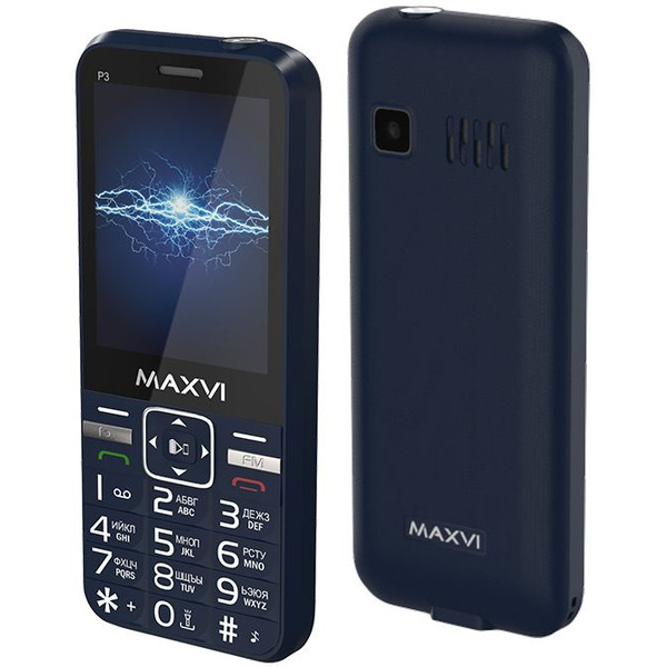 Мобильный телефон Maxvi P3 (синий)