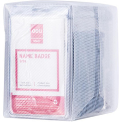Бейдж на клипсе DELI 5753 (50 шт.)