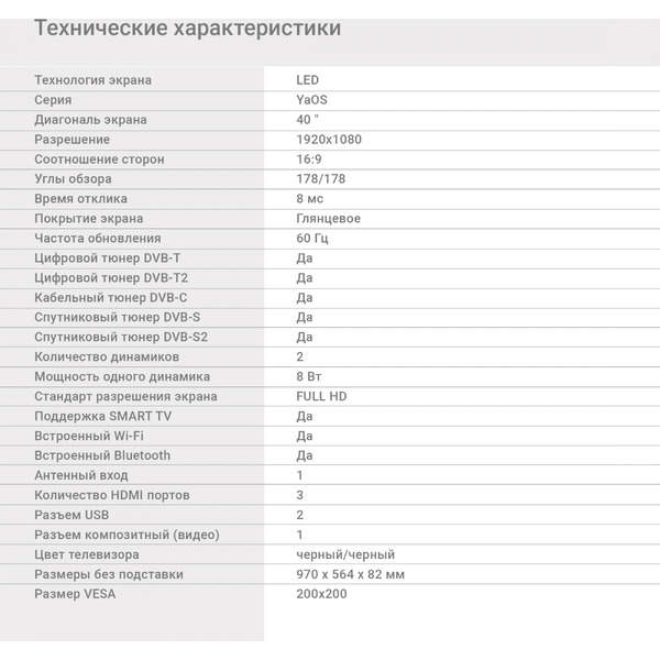 Телевизор Digma DM-LED40SBB31