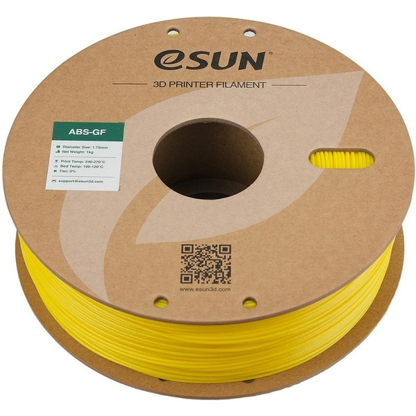 Пластиковая нить ESUN ABS-GF 1,75 мм (жёлтый)