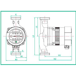 Циркуляционный насос Unipump LPA 32-60