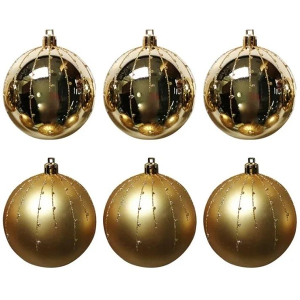 Набор шаров Волшебная страна 007492 "Классика" золото