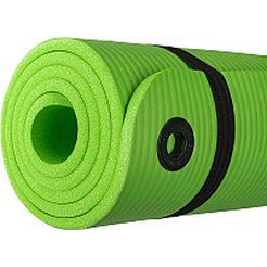 Коврик для йоги и фитнеса Sundays Fitness IR97506 (180x60x1см, зеленый)