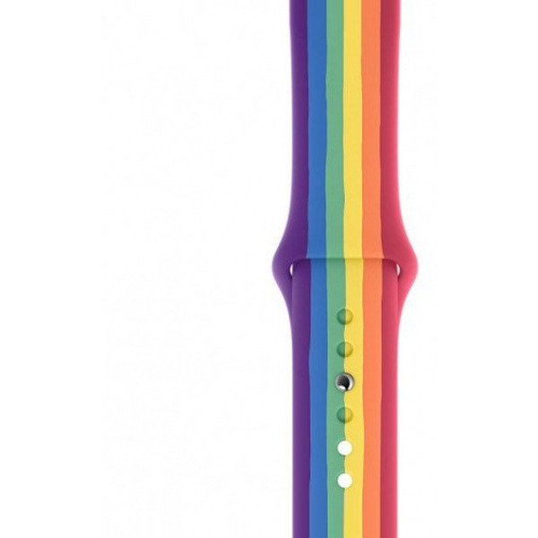 Ремешок Bingo Silicone для APPLE Watch 38/40/41mm (L) Радуга