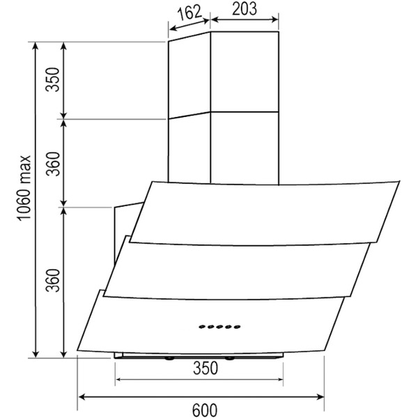 Вытяжка Schtoff Alisa 60 black