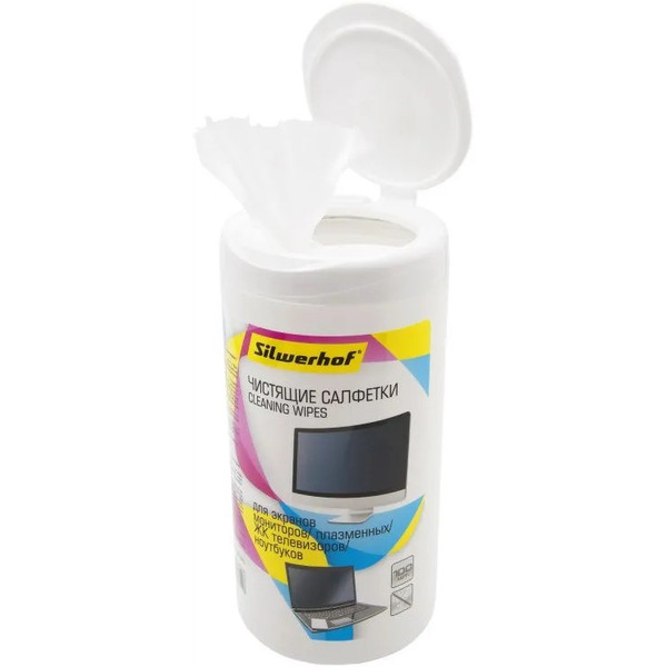 Салфетки Silwerhof Ultimate  туба 100шт влажные