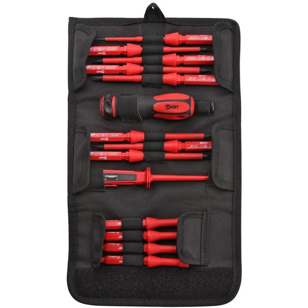 Отвертка диэлектрическая КВТ со сменными битами НИО-1113 ПРОФИ