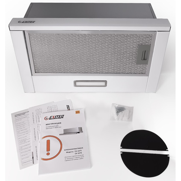 Вытяжка EXITEQ EX-1076 white glass