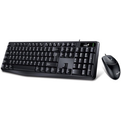 Проводной комплект (мышь + клавиатура) Genius Smart КМ-170 (чёрный)