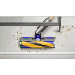 Пылесос вертикальный Dyson V12 Detect Slim Absolute 470521-01 (желтый/никель) + Red Line BS-01 16A