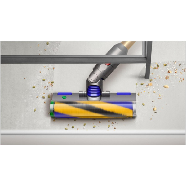 Пылесос вертикальный Dyson V12 Detect Slim Absolute 470521-01 (желтый/никель) + Red Line BS-01 16A