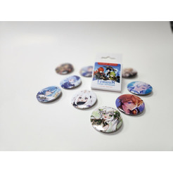 Брелок сувенирный "Дай 5 Добру" (Геншин) в ассортименте