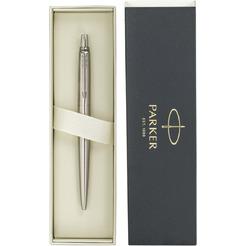 Ручка PARKER Jotter Core Stainless Steel CT (ежедневник А5 черный, пакет, 880891)