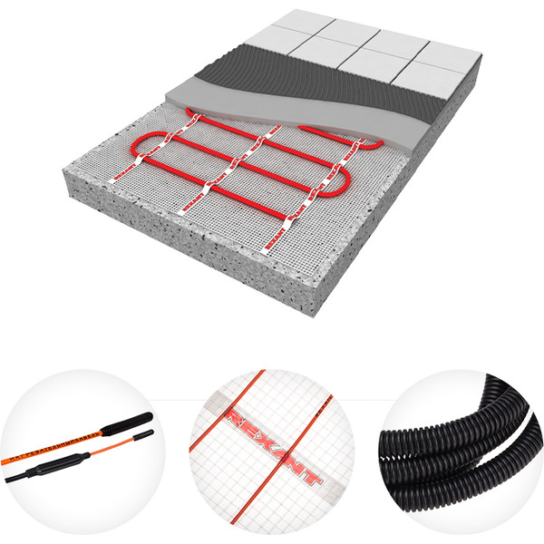 Теплый пол Rexant Extra 3,5м², 0,5х7м, 560Вт 51-0507