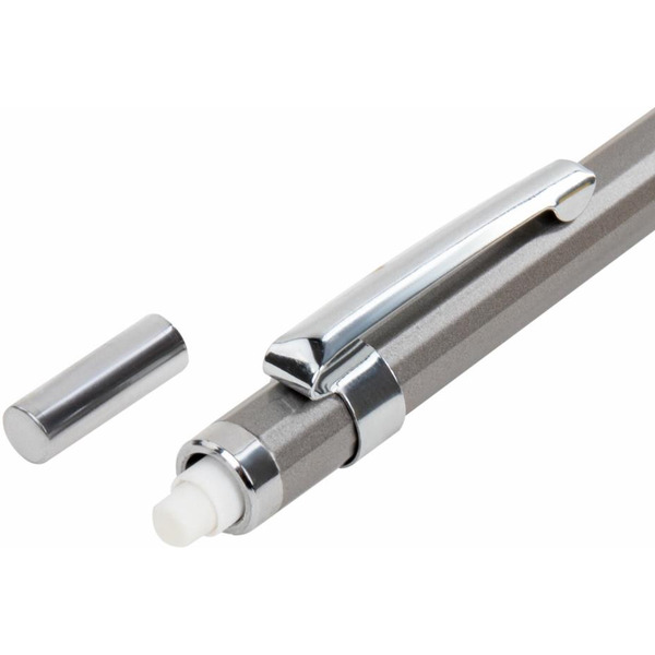 Карандаш BRAUBERG CHROME 181969 0,5 мм + грифели HB 12 шт