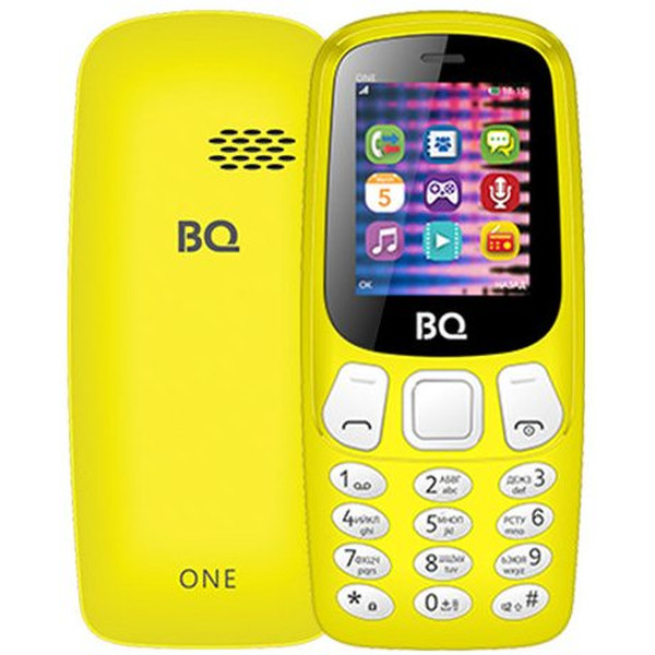 Мобильный телефон BQ-Mobile BQ-1844 One (желтый)
