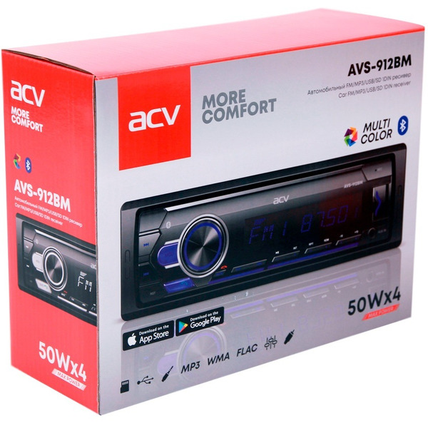 USB-магнитола ACV AVS-912BM