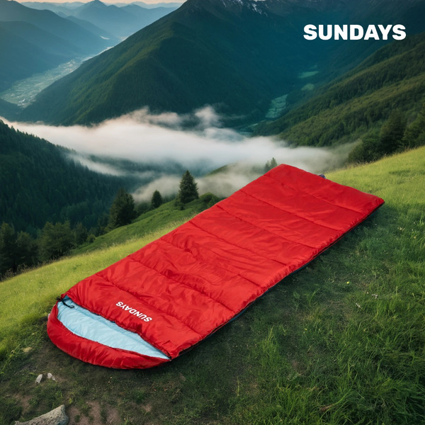 Спальный мешок Sundays ZC-SB010 (красный)